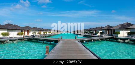Maldive, atollo nord di Male - Dicembre 28 2019 - la magnifica natura delle Maldive Foto Stock