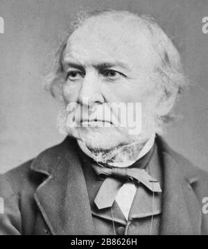 WILLIAM EWART GLADSTONE (1809-1898) statista inglese e politico liberale, circa 1892 Foto Stock