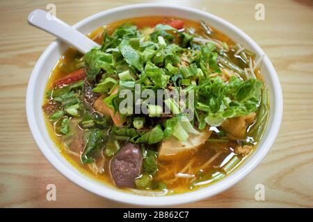 Gamberetti vietnamiti vermicelli a Macao Foto Stock