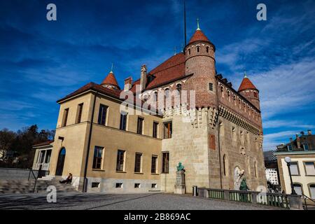 Château Saint-Maire Losanna Svizzera Foto Stock