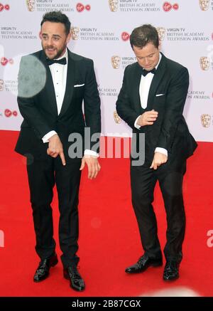 14 maggio 2017 - Londra, Inghilterra, Regno Unito - Virgin TV BAFTA Television Awards 2017 spettacoli fotografici: Anthony McPartlin, Declan Donnelly Foto Stock