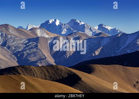 Riserva naturale del Monte Everest, Tibet Foto Stock