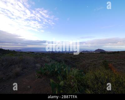 Tenerife, Spagna: Panorama a sud di Tenerife Foto Stock