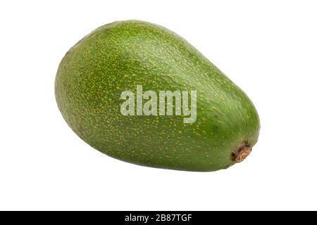 immagine uva avocado vegetale matura su sfondo bianco Foto Stock