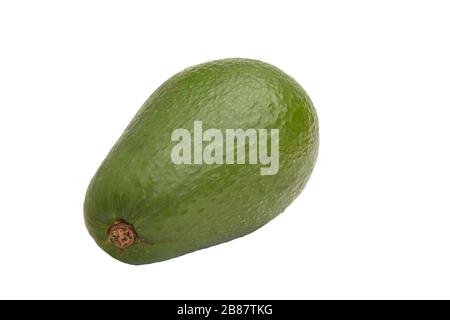 immagine uva avocado vegetale matura su sfondo bianco Foto Stock