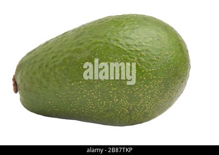 immagine uva avocado vegetale matura su sfondo bianco Foto Stock