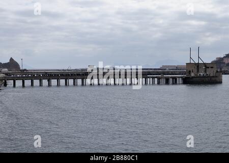 Bagnoli - PONTILI dal Pontile Nord Foto Stock