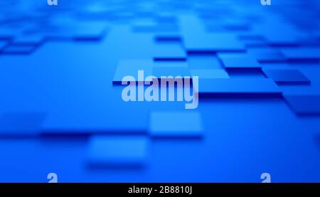 Rendering 3d astratto, design futuristico, sfondo moderno Foto Stock