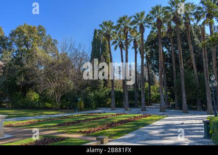 Il giardino nazionale di Atene, Grecia Foto Stock