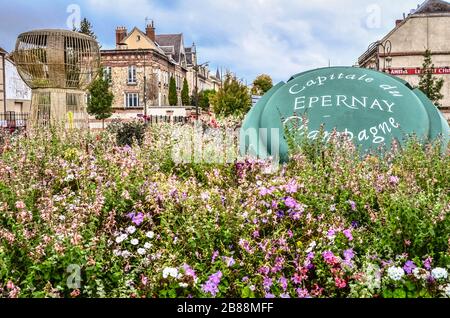 Epernay, Francia - la capitale della Champagne Foto Stock