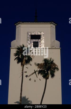 La Union Station Building, LAUS, Los Angeles, la California, Stati Uniti d'America Foto Stock