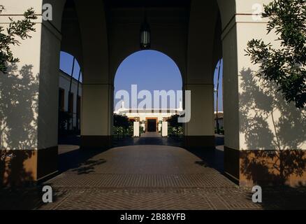 La Union Station Building, LAUS, Los Angeles, la California, Stati Uniti d'America Foto Stock