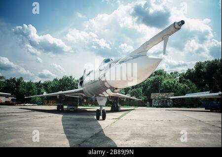 Tupolev Tu-22 fu il primo bomber supersonico ad entrare in produzione nell'Unione Sovietica e il primo velivolo della sua classe al mondo Foto Stock