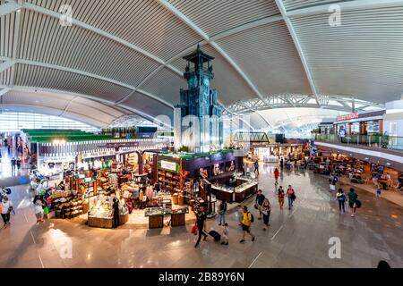 Aeroporto Internazionale di Ngurah Rai (Denpasar), Bali, Indonesia. Foto Stock