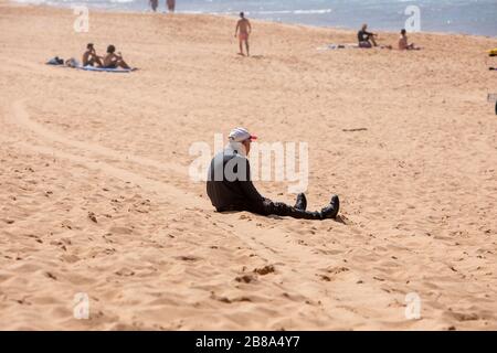 Sydney, Australia. 21 Mar 2020. Avalon Beach, Sydney, Australia. Sabato 21 marzo 2020. Credit: martin Bberry/Alamy Live News Foto Stock