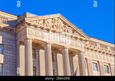 US Commerce building in Washington DC Foto Stock