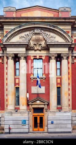 Giugno, 2018 - Montreal, Canada: Edificio storico della scuola di belle arti (ecol des beaux Arts) a Montreal, Quebec, Canada. Foto Stock