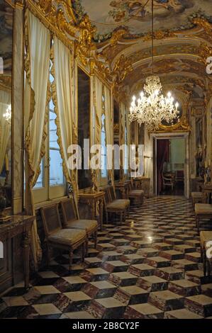 Galleria degli specchi, Palazzo Spinola, Genova, italia, Europa Foto Stock