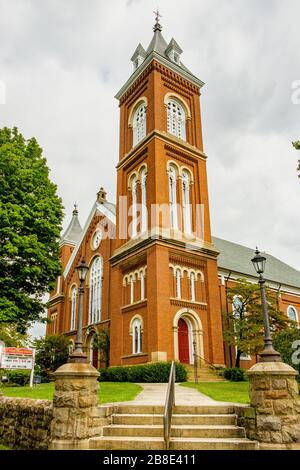 Prima chiesa presbiteriana, 601 Walnut Street, Hollidaysburg, Pennsylvania Foto Stock