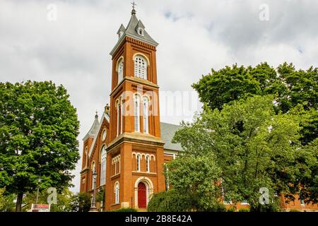 Prima chiesa presbiteriana, 601 Walnut Street, Hollidaysburg, Pennsylvania Foto Stock