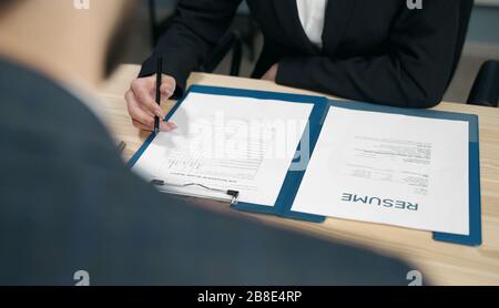 Riprendere il primo piano Foto Stock