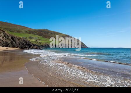 Coumeenoole Beach, Coumeenoole North, Co. Kerry, Irlanda Foto Stock