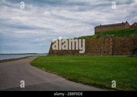 La fortezza di Varberg in Svezia Foto Stock