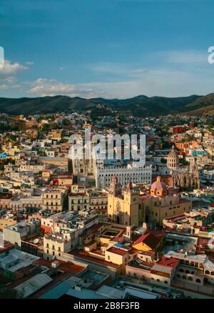 Guanajuato, Messico verticale con spazio copia Foto Stock