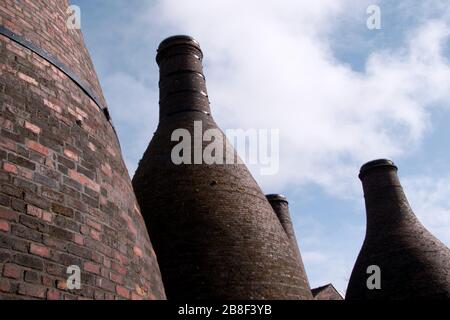 Gladstone Pottery Museum, The Potteries, Stoke-on-Trent, Staffordshire, Regno Unito Foto Stock