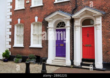 Market Street, Old Town Poole, Dorset, Inghilterra, Regno Unito Foto Stock