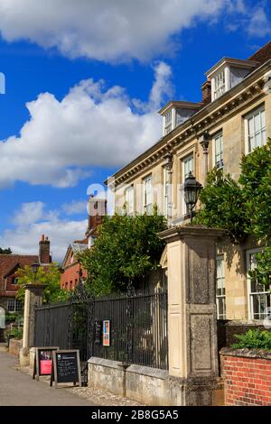 Mompesson House, Chorister's Green Park, Salisbury, Hampshire, Inghilterra, Regno Unito Foto Stock