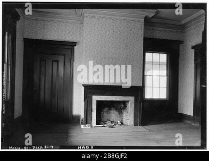 Sala da pranzo Gordon Hall Dexter MI 1934. Foto Stock