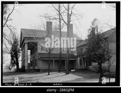 Gordon Hall Dexter MI 1934 nord. Foto Stock