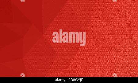 Astratto triangoli rossi sfondo. Splendido concetto rosso basso poly Foto Stock