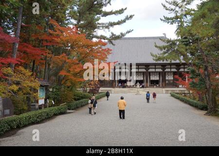 Nara Giappone - 26 novembre 2013 - Tempio di Toshodai a Nara Giappone Foto Stock