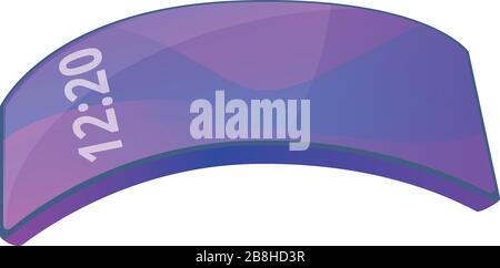 Icona dello smartphone moderno. Cartoon di smartphone moderno icona vettoriale per il web design isolato su sfondo bianco Illustrazione Vettoriale