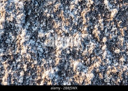 Africa, Gibuti, Lago Assal. Struttura salmastra Foto Stock