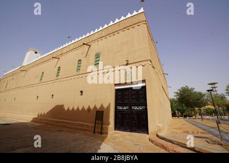 Riyadh - Riyadh / Arabia Saudita - Marzo 07 2020: Vista del Murabba Palace Qasr al Murabba è edificio storico Foto Stock
