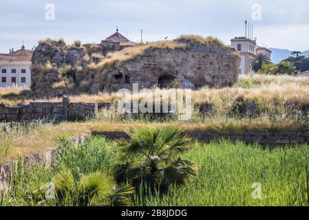 Castello a Mare chiamato anche Castellammare - antica fortezza di Palermo città del Sud Italia, la capitale della regione autonoma della Sicilia Foto Stock