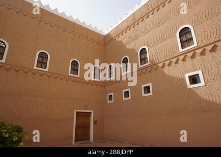 Riyadh - Riyadh / Arabia Saudita - Marzo 07 2020: Vista del Murabba Palace Qasr al Murabba è edificio storico Foto Stock