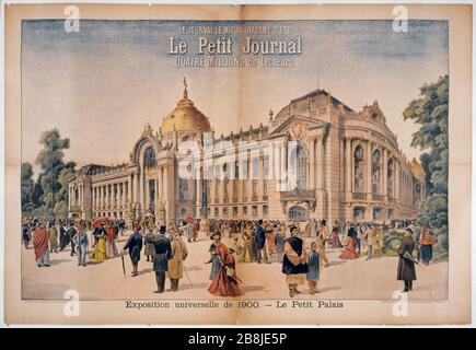 JOURNAL SMALL: MOSTRA UNIVERSALE DEL 1900, IL PICCOLO PALAZZO H. MEYER. 'Le Petit journal : Exposition universelle de 1900, le Petit Palais'. Affiche. Musée des Beaux-Arts de la Ville de Paris, Petit Palais. Foto Stock