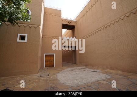 Riyadh - Riyadh / Arabia Saudita - Marzo 07 2020: Vista del Murabba Palace Qasr al Murabba è edificio storico Foto Stock