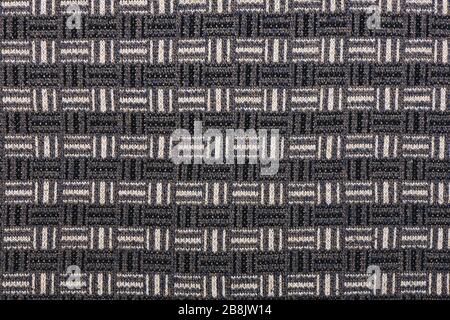 La tessitura di una lana di maglia marrone. Sfondo. Foto ad alta risoluzione. Profondità di campo completa. Foto Stock