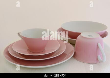 Collectibles di porcellana di Lily prodotti fra 1959 e 1969. Foto Stock