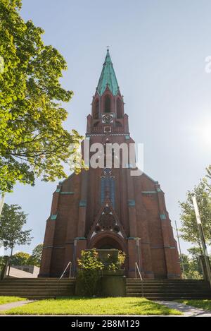 Pauluskirche o Chiesa di San Paolo´s, costruita nel 1878-1882 come chiesa della guarnigione prussiana, Kiel, Schleswig-Holstein, Germania del Nord, Europa centrale Foto Stock