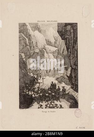 FRANCIA MILITARE. / passaggio simplex. (TI) Foto Stock