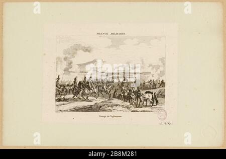 Francia militare. / passaggio del Tagliamento. (TI) Foto Stock