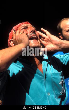 Melilla, Castellers de Vilafranca, Vilafranca del Penedès, Catalogna, Europa Foto Stock