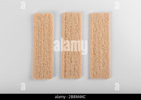 Cialde diabetiche isolate su bianco Foto Stock