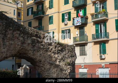 Roma, 21/03/2020: Capitale italiana dal virus Corona. Testaccio. © Andrea Sabbadini Foto Stock